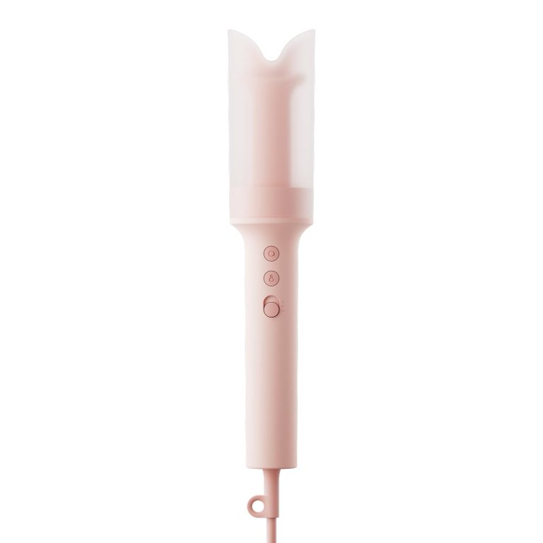 Automatic curling iron with manual mode and anti-tangle servo system.