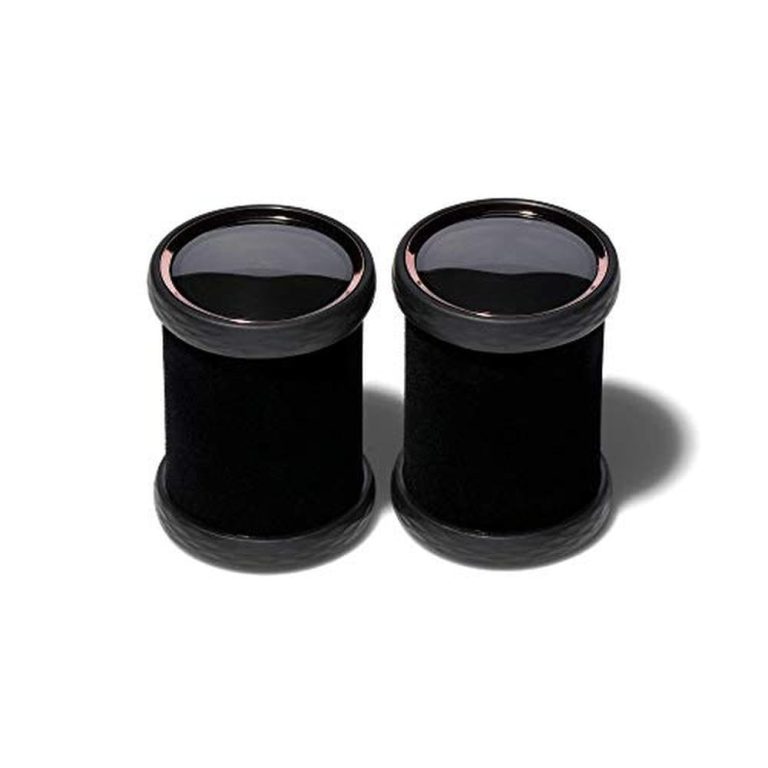 12-Pack Large Self-Grip Rollers with Duckbill Clips
