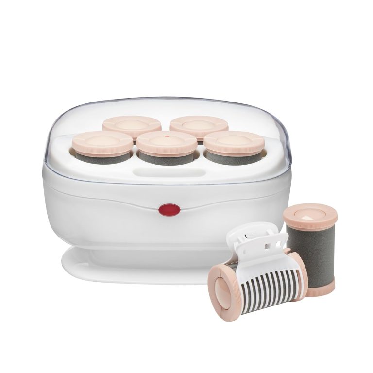 5-Pack Jumbo Ceramic Flocked Hot Rollers