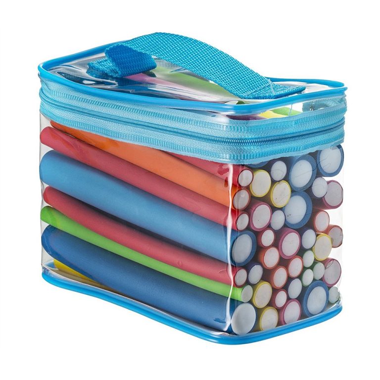 30-Piece Flexible Curling Rods in 5 Colors and Diameters