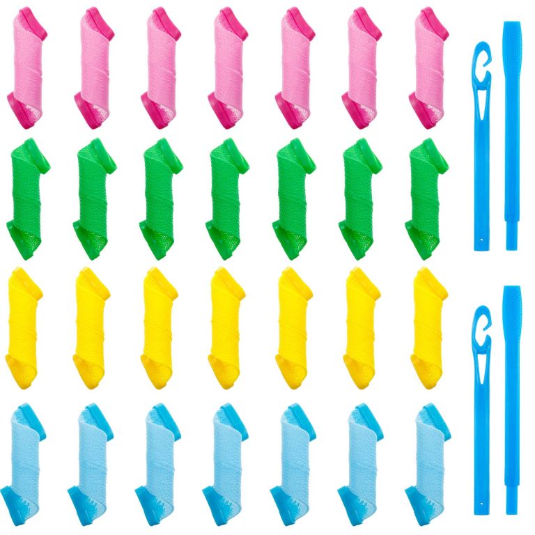 36-Piece Cold Wave Perm Rods with Styling Comb