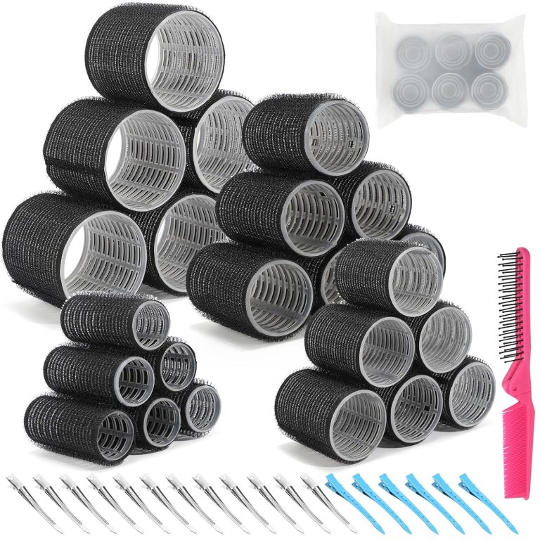 40-Piece Plastic Cold Wave Perm Rods for Heatless Curling