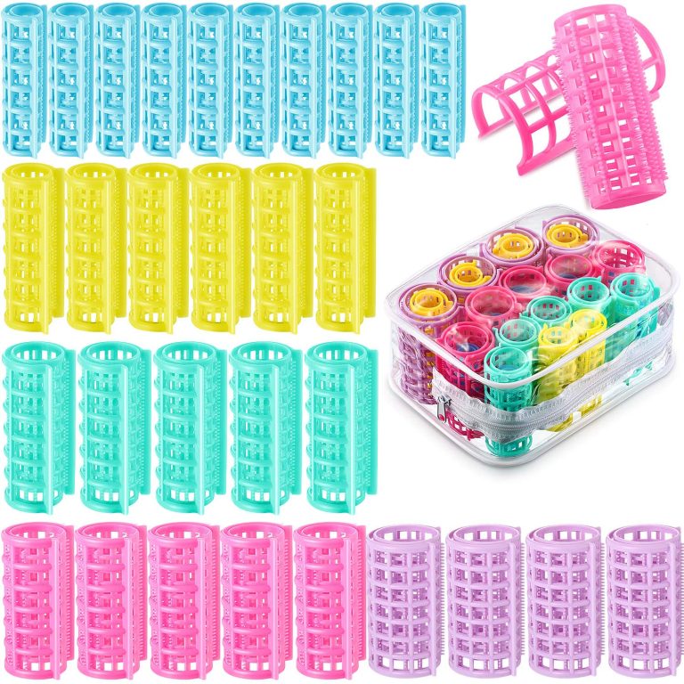 12-Pack Mini Self-Grip Curlers for Tight Curls